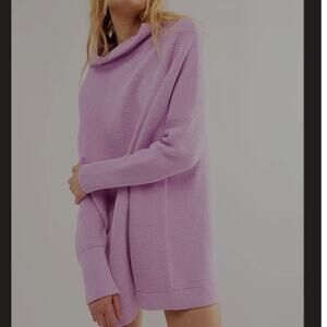 Free people women's med misty plum ottoman slouchy tunic. Tag removedneverworn.